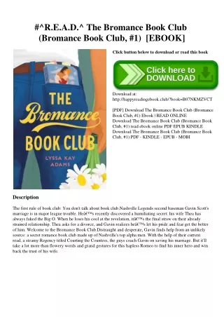 #^R.E.A.D.^ The Bromance Book Club (Bromance Book Club  #1) READ [EBOOK]