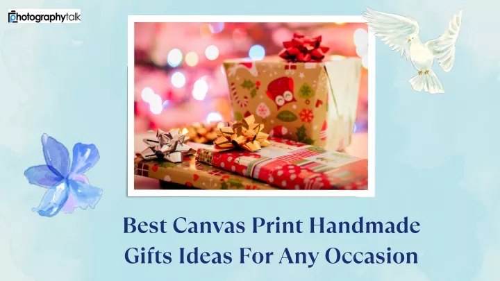 best canvas print handmade gifts ideas