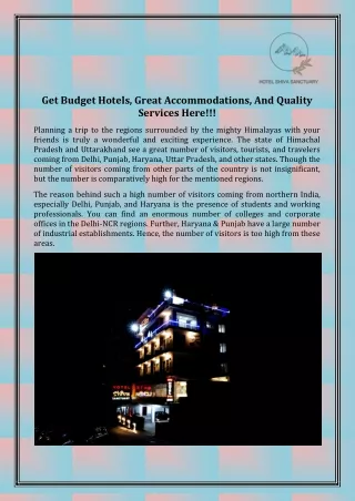 get budget hotels great accommodations