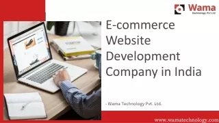 E-Commerce Website Development Company in India