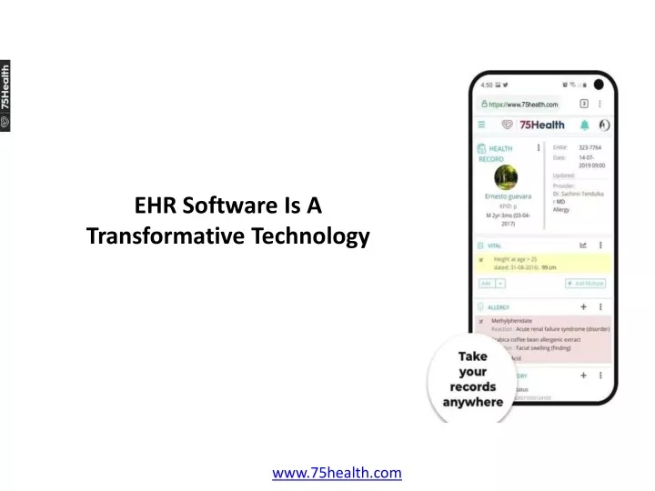 ehr software is a transformative technology
