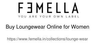 Buy Loungewear Online for Women