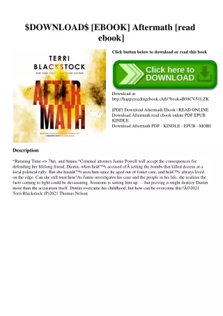 $DOWNLOAD$ [EBOOK] Aftermath [read ebook]