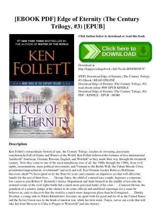 [EBOOK PDF] Edge of Eternity (The Century Trilogy  #3) [EPUB]