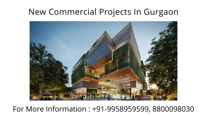 new commercial projects in gurgaon