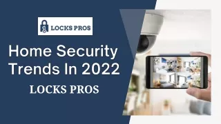 Home Security Trends In 2022