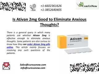 Order Ativan 2mg Pills Online