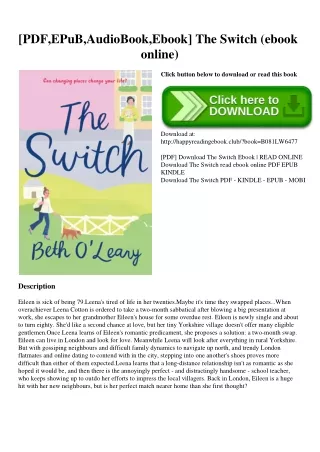[PDF EPuB AudioBook Ebook] The Switch (ebook online)