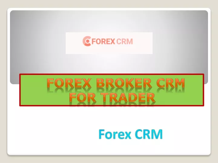 forex crm