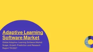 adaptive learning software market