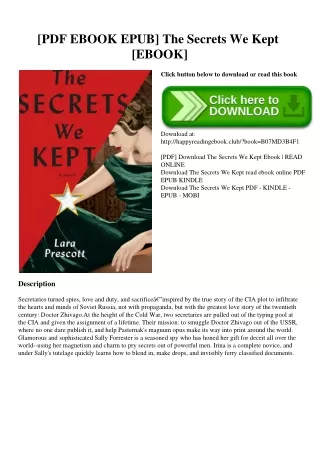 [PDF EBOOK EPUB] The Secrets We Kept READ [EBOOK]