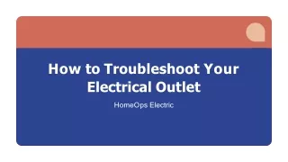 how to troubleshoot your electrical outlet