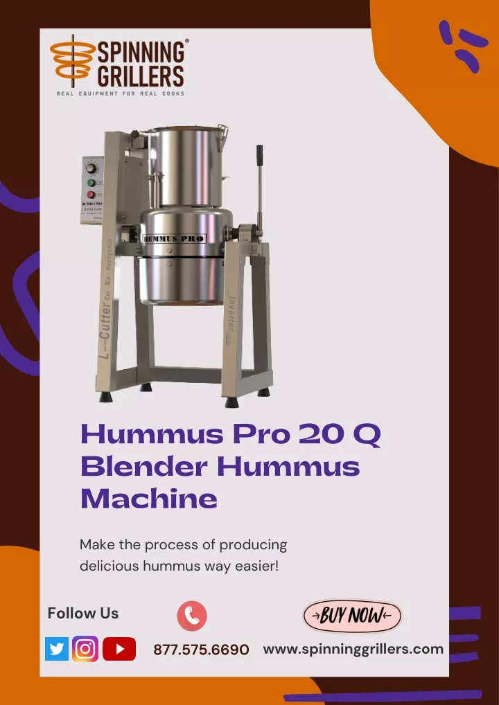 hummus pro 20 q blender hummus machine