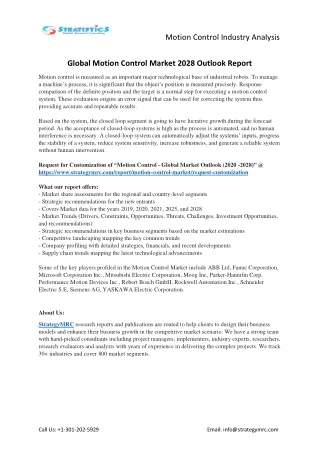 motion control industry analysis