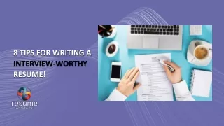 8 Tips For Writing A Interview-Worthy