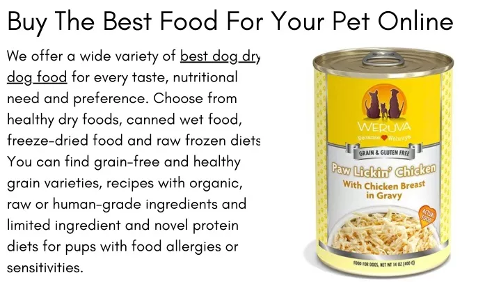 buy the best food for your pet online