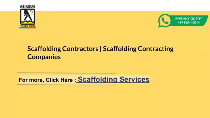 scaffolding contractors scaffolding contracting