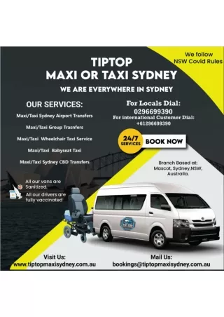 Maxi Cab Services in Sydney