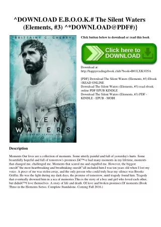 ^DOWNLOAD E.B.O.O.K.# The Silent Waters (Elements  #3) ^DOWNLOAD@PDF#)}