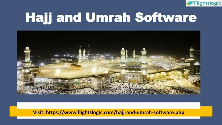 hajj and umrah software
