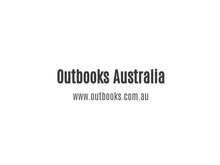 outbooks australia www outbooks com au