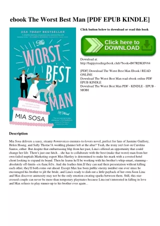 ebook The Worst Best Man [PDF EPUB KINDLE]