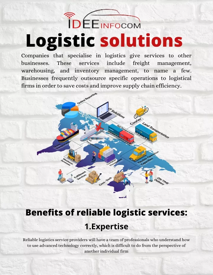 logistic solutions companies that specialise