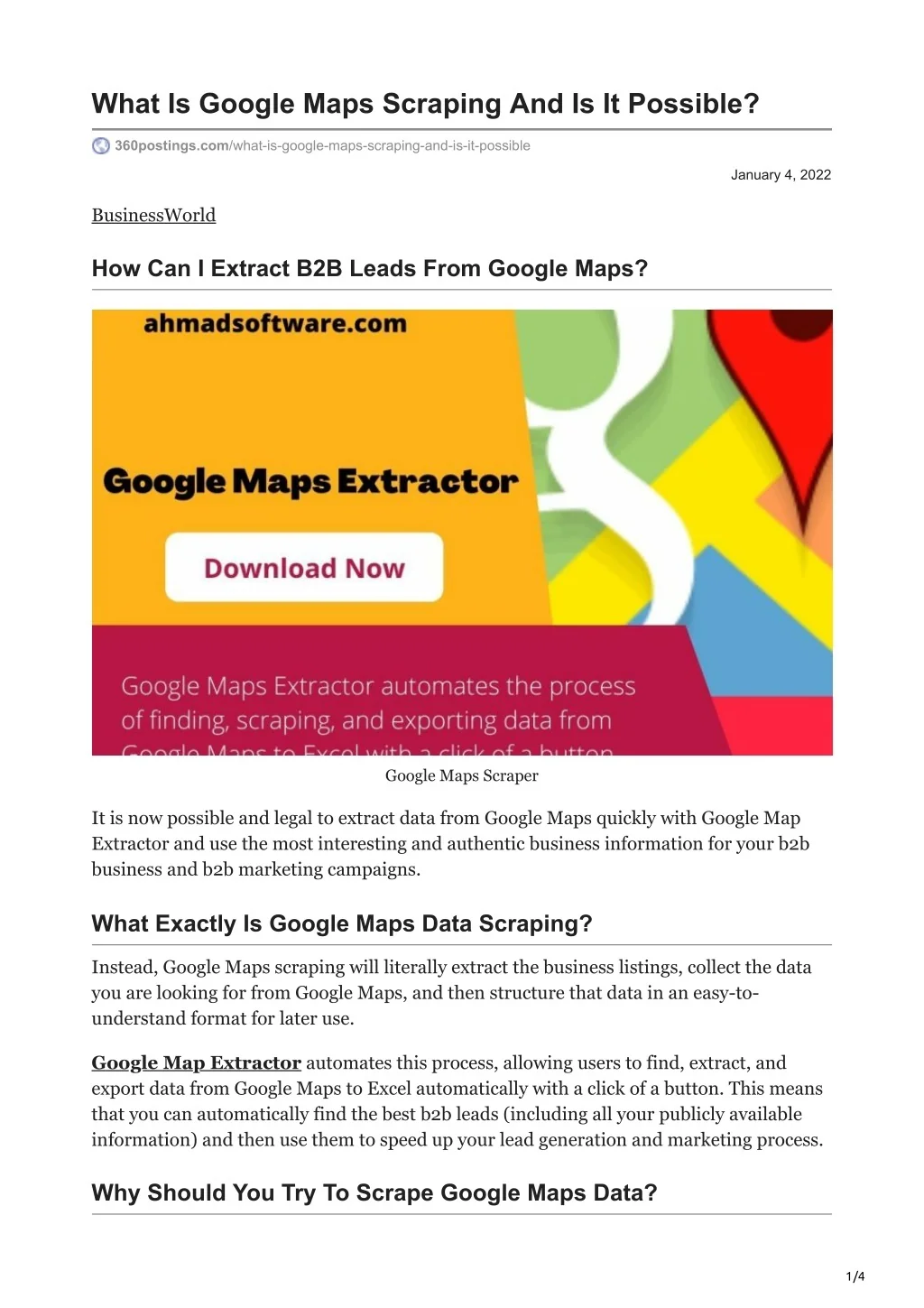 PPT - What Is Google Maps Scraping And Is It Possible? PowerPoint ...