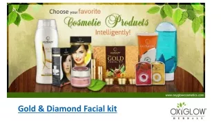 Gold & Diamond Facial kit