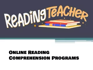 Online Reading Comprehension Programs - Readingteacher.com