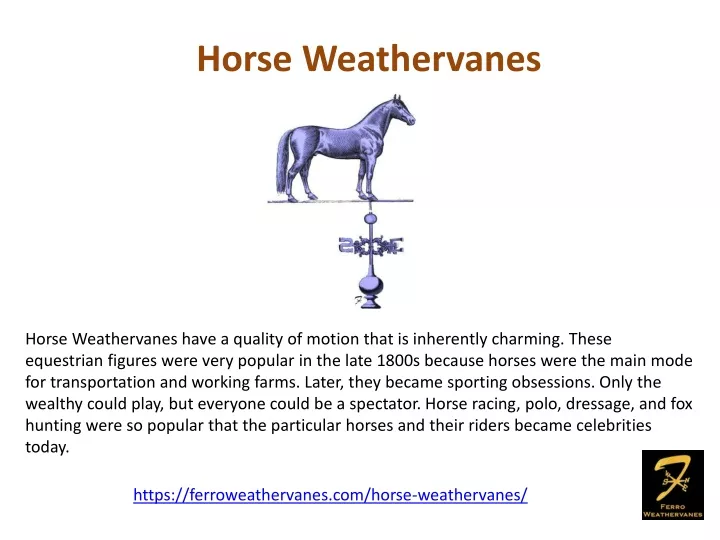 horse weathervanes