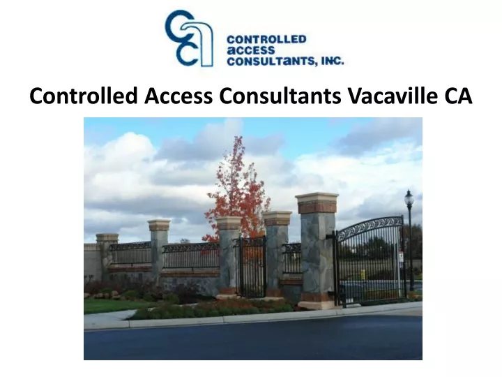 controlled access consultants vacaville ca