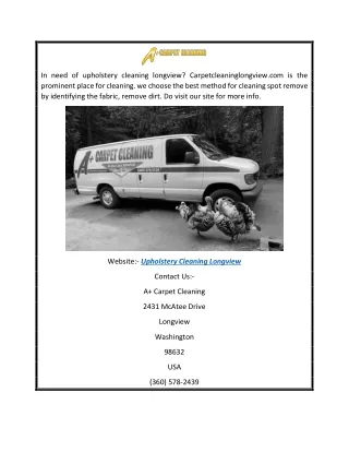 Upholstery Cleaning Longview  Carpetcleaninglongview.com