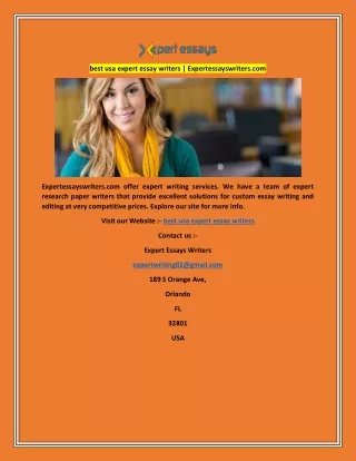 best usa expert essay writers
