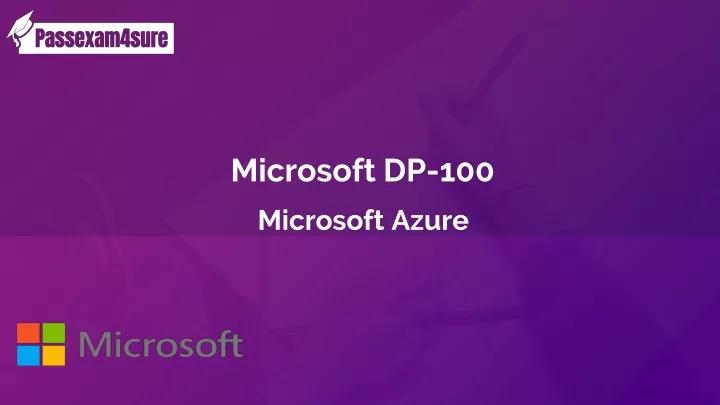 microsoft dp 100