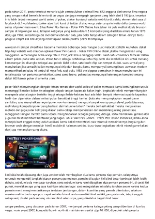 Situs Situs Poker Pkv Games - Poker Pkv Online Asia Teknik Menyusutkan Uang Bers