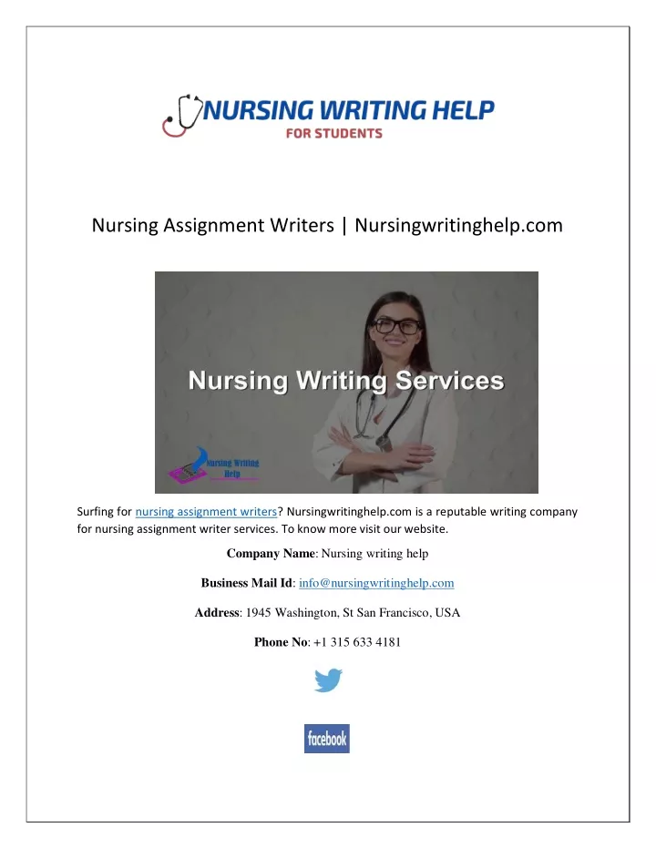 nursing assignment writers nursingwritinghelp com
