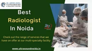 Best Radiologist In Noida - Dr. Ashish
