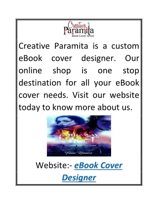 eBook Cover Designer - Creative Paramita