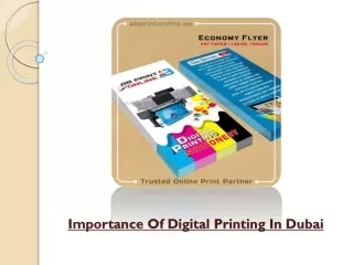 Importance Of Digital Printing In Dubai