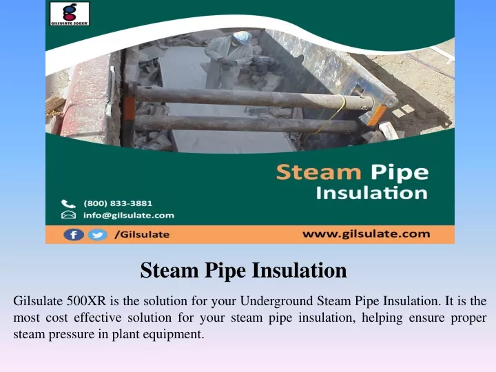 steam pipe insulation