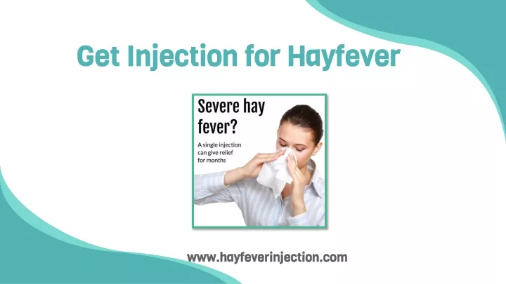 get injection for hayfever