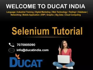 welcome to ducat india