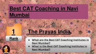 Top CAT Coaching in Navi Mumbai