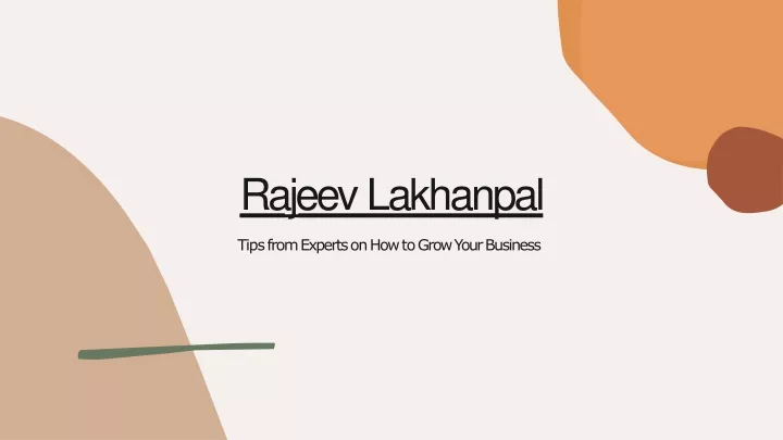 rajeev lakhanpal