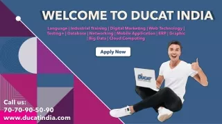 welcome to ducat india