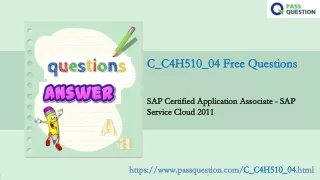 c c4h510 04 free questions c c4h510 04 free