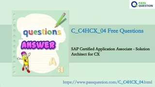 c c4hcx 04 free questions c c4hcx 04 free