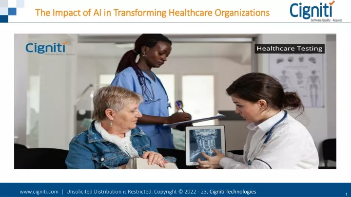 the impact of ai in transforming healthcare