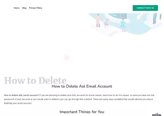 How to Delete Aol Email Account